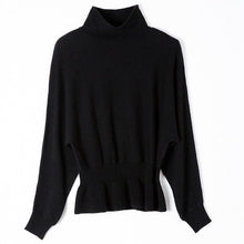 Load image into Gallery viewer, Cashmere Wool Knit Turtleneck Sweater Fashion Jumper Women Korean Purple Christmas Cashemire Pullovers High Collar Basic Shirt