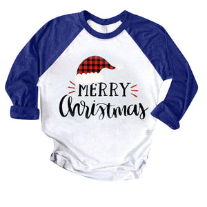 Christmas Clothing Women Coats Blouses Xmas Ladies Sweatershirts Color Patchwork Print Tops Hooded Pullover Blouse Shirts Casaco