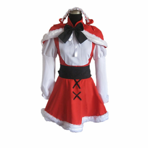 Anime Panty & Stocking With Garterbelt Stocking Christmas Party Uniform Cosplay Costume Shirts+Skirts+stocking