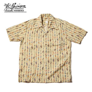 Bronson 40s Aloha Stylish Tropical Hawaiian Shirts Outdoor Beach Short Sleeve