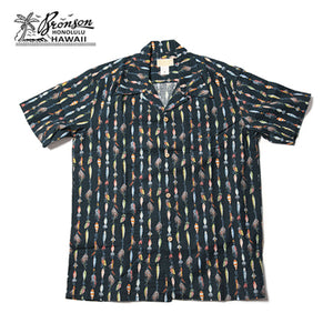 Bronson 40s Aloha Stylish Tropical Hawaiian Shirts Outdoor Beach Short Sleeve