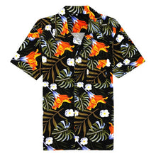 Load image into Gallery viewer, 2019 Summer Men Shirts Casual Short Sleeve Hawaiian Shirt Men Cotton Big Size Toucan Floral Shirt Men camisa hawaiana hombre