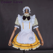 Load image into Gallery viewer, LoveLive Sunshine Aqours Tsushima Yoshiko Coffee Shop Dessert Striped Maid Cosplay Costume Halloween Christmas Carnaval Costume