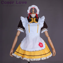Load image into Gallery viewer, LoveLive Sunshine Aqours Kurosawa Dia Coffee Shop Dessert Striped Maid Cosplay Costume Halloween Christmas  Carnaval Costume