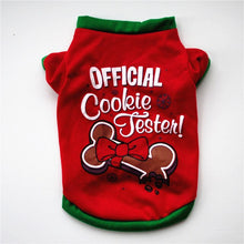 Load image into Gallery viewer, Christmas Pullover Hoodies Dog Clothes Pet Dog Cat Costume Cotton T-Shirt Casual Clothes XS S M L W8110