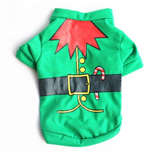 Load image into Gallery viewer, Christmas Pullover Hoodies Dog Clothes Pet Dog Cat Costume Cotton T-Shirt Casual Clothes XS S M L W8110