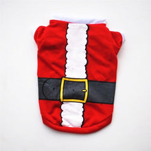 Load image into Gallery viewer, Christmas Pullover Hoodies Dog Clothes Pet Dog Cat Costume Cotton T-Shirt Casual Clothes XS S M L W8110